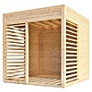 Bertilo Gartenlaube 1 (Außenmaß inkl. Dachüberstand (B x T): 226 x 240 cm, Holz, Natur) | BAUHAUS