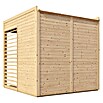 Bertilo Gartenlaube 1 (Außenmaß inkl. Dachüberstand (B x T): 226 x 240 cm, Holz, Natur) | BAUHAUS