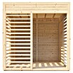 Bertilo Gartenlaube 1 (Außenmaß inkl. Dachüberstand (B x T): 226 x 240 cm, Holz, Natur) | BAUHAUS