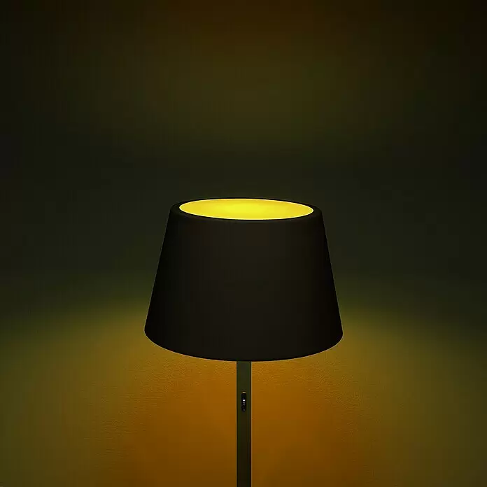 Konstsmide Außenleuchte Pomezia - Akkubetrieben, 10 W, RGBW, 35 x 35 x 150 cm, Mit Leuchtmittel, Schwarz - Detailaufnahme
