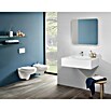 Villeroy & Boch Spülrandloses Wand-WC Targa Style (Mit WC-Sitz, Tiefspüler, Weiß)