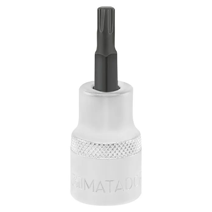 Matador Steckschlüsseleinsatz - ½″, Innenkeilprofil - Ein 1/2 Zoll Torx-Bit-Einsatz von Matador, ideal für professionelle Anwender. Gefertigt aus robustem Material für hohe Beanspruchung.