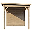 Bertilo Gerätehaus Pentus 3 Lounge (Außenmaß inkl. Dachüberstand (B x T): 581 x 265 cm, Holz, Natur) | BAUHAUS