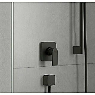 Hansgrohe Vernis Shape Grifería empotrada de ducha (Negro, Mate)