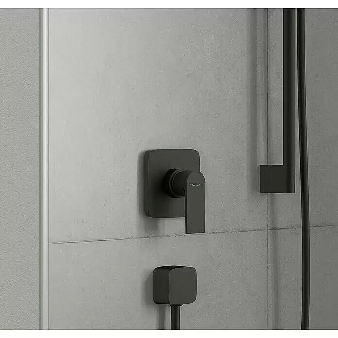 Hansgrohe Vernis Shape UP-Brausearmatur - Schwarz, Matt - Stimmungsaufnahme