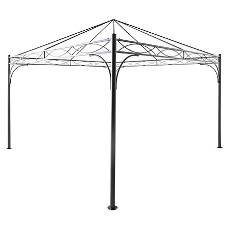 Sunfun Menorca Standard-Pavillon (B x T: 300 x 300 cm, Farbe Gestell: Anthrazit, Stahl)