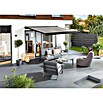 Sunfun Vollkassettenmarkise Elba (Grau, Farbe Gestell: Tiefschwarz, Breite: 4 m, Ausfall: 3,5 m) | BAUHAUS