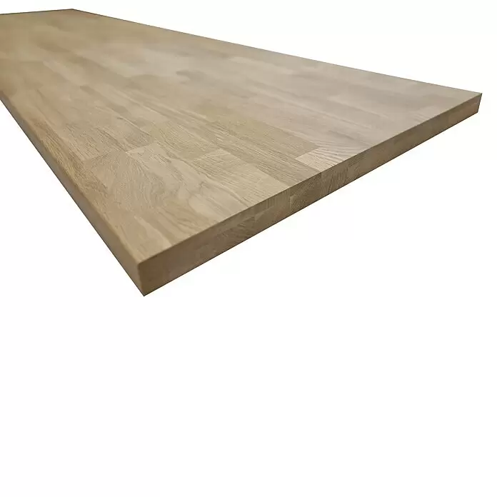 Leimholzplatte Treppenstufe Eiche - Eiche, Qualitätsstufe Leimholzplatte: A/B, 2.000 x 650 x 40 mm - Detailaufnahme