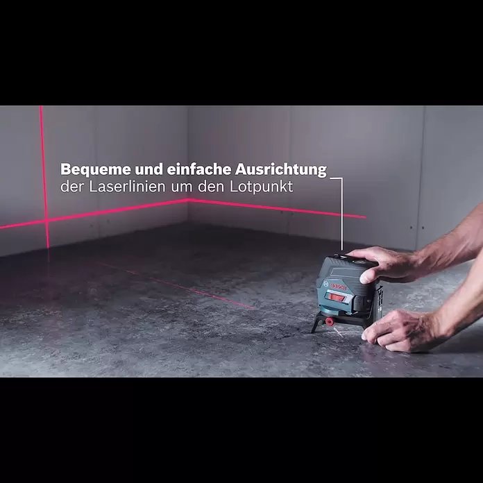 Bosch Professional Kombilaser GCL 2-50 C - Max. Arbeitsbereich: 50 m, 6 -tlg. - Smart nivellieren - Bosch Kombilaser GCL 2-50 C Professional