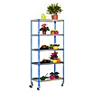 Simonrack Simongarden Estantería metálica Click Mobile (Al x An x Pr: 187,5 x 90 x 50 cm, Capacidad de carga: 375 kg, Número de baldas: 5 ud., Inserción, Azul/Galvanizado) | BAUHAUS