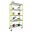 Simonrack Simongarden Estantería metálica Click Mobile (Al x An x Pr: 187,5 x 90 x 50 cm, Número de baldas: 5 ud., Inserción, Verde/Galvanizado) | BAUHAUS