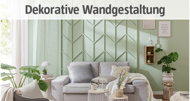 Dekorative Wandgestaltung
