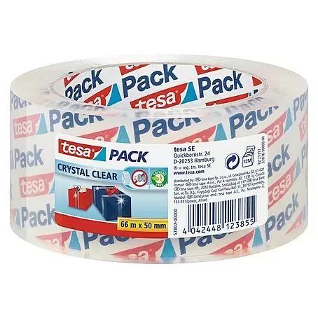 Tesa Pack Paketklebeband crystal clear