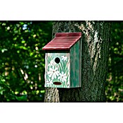 Dobar Nistkasten (L x B x H: 15 x 14,5 x 28 cm, Rot/Blau/Grün, Holz) | BAUHAUS