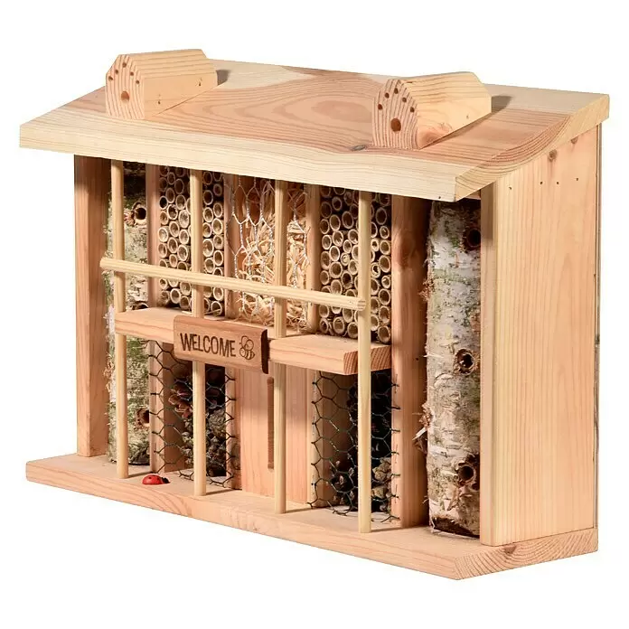 Dobar Insektenhotel Alabama44 x 13,5 x 30 cm, Kiefer, Natur