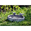 Dobar Vogeltränke Pool-Oase (Grau, Ø x H: 18 x 4,5 cm, Keramik) | BAUHAUS
