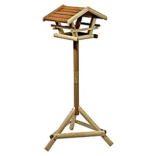 Dobar Vogelfutterhaus Berni (L x B x H: 50 x 50 x 103 cm, Braun, Holz)