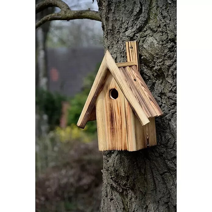 Dobar Nistkasten - L x B x H: 25,5 x 17,5 x 33 cm, Braun, Holz - Stimmungsaufnahme