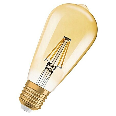 Osram LED-Lampe Vintage Edition 1906 Globe-Form E27 (E27, Nicht Dimmbar, 410 lm, 4 W, Birne)