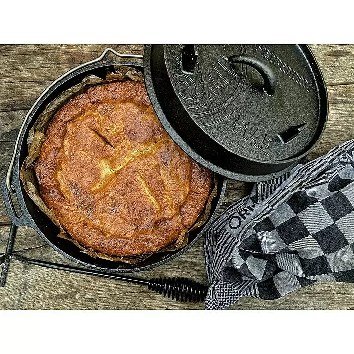 Petromax Dutch Oven - Ø x H: 31 x 14,6 cm, Gusseisen, 3,5 l, Planer Boden - Stimmungsaufnahme
