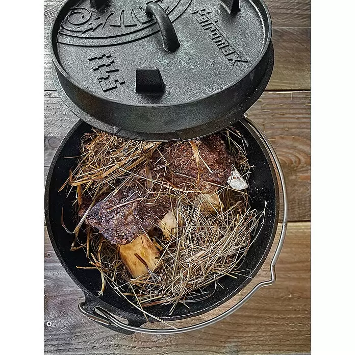 Petromax Dutch Oven - Ø x H: 31 x 14,6 cm, Gusseisen, 3,5 l, Planer Boden - Stimmungsaufnahme