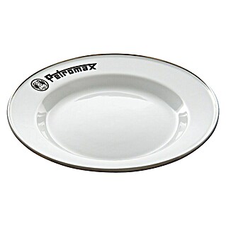 Petromax Teller rund Px-Plate-W (Ø x H: 22,5 x 2,5 cm, Weiß, Stahl, 2 Stk.)