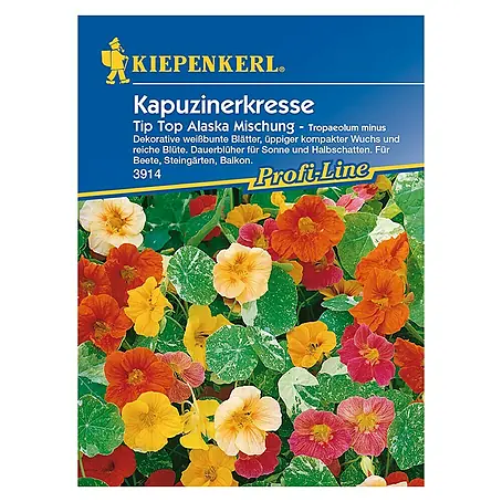 Kiepenkerl Profi-Line Kräutersamen Kapuzinerkresse Alaska Mischung