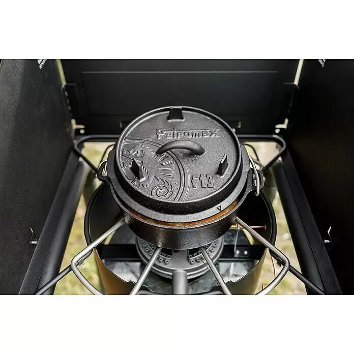 Petromax Dutch Oven - Ø x H: 25,2 x 12 cm, Gusseisen, 1,6 l, Planer Boden - Stimmungsaufnahme