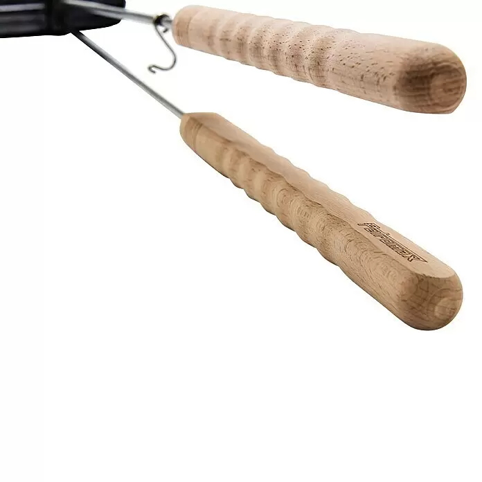 Petromax Waffeleisen zum Wenden - L x B: 54 x 22 cm, Gusseisen - Detailaufnahme