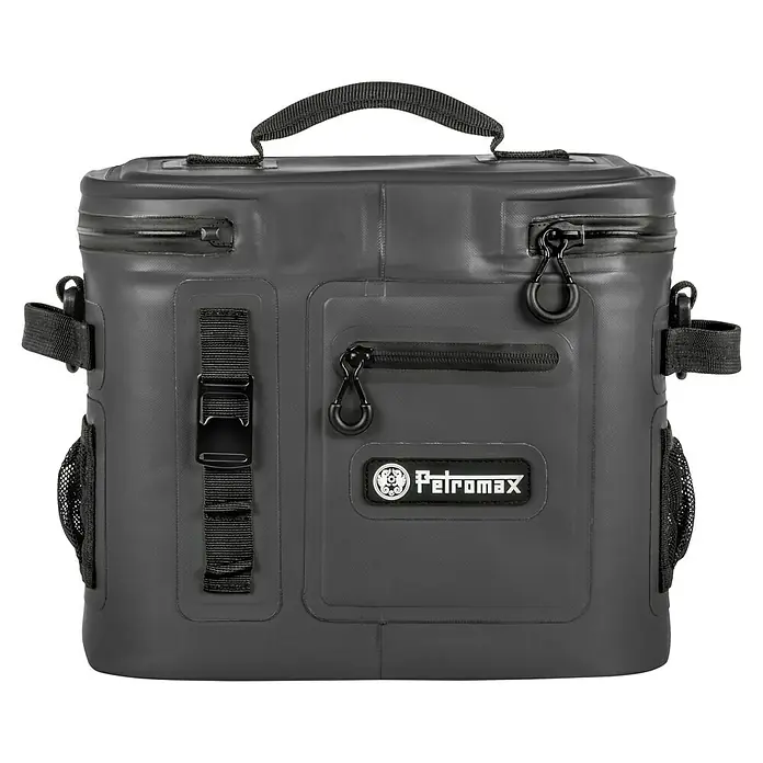 Petromax Kühltasche - Dunkelgrau, 8 l, L x B x H: 32,5 x 25 x 28 cm - Petromax Kühltasche mit diversen Taschen und praktischem Tragegriff für den einfachen Transport von Speisen und Getränken.