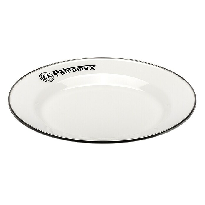 Petromax Teller rund Plate (Ø x H: 26 x 2,9 cm, Weiß, Stahl, 2 Stk.) | BAUHAUS