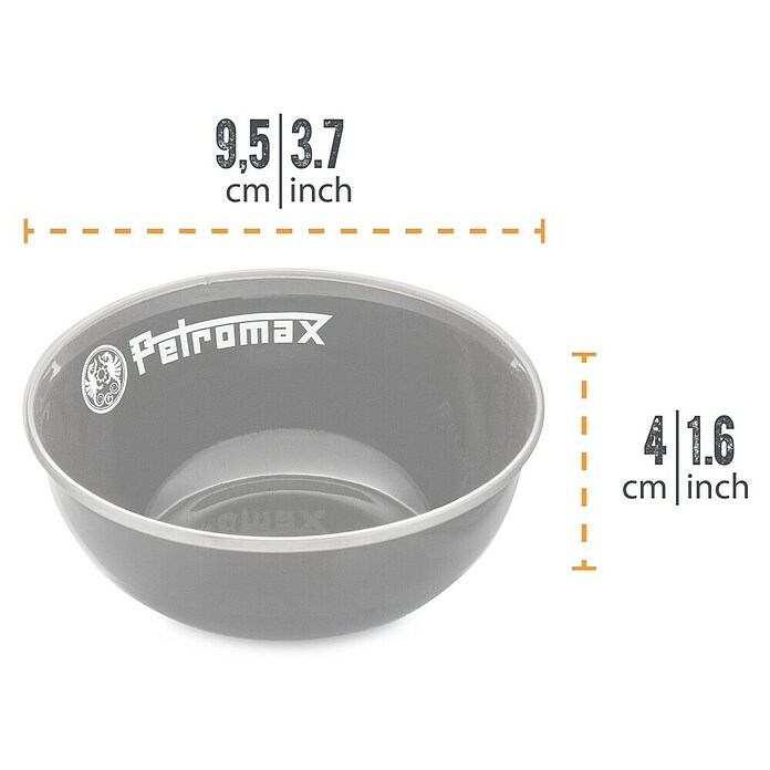 Petromax Schale Bowl (Schwarz, 160 ml, Emailliert, 2 Stk.) | BAUHAUS
