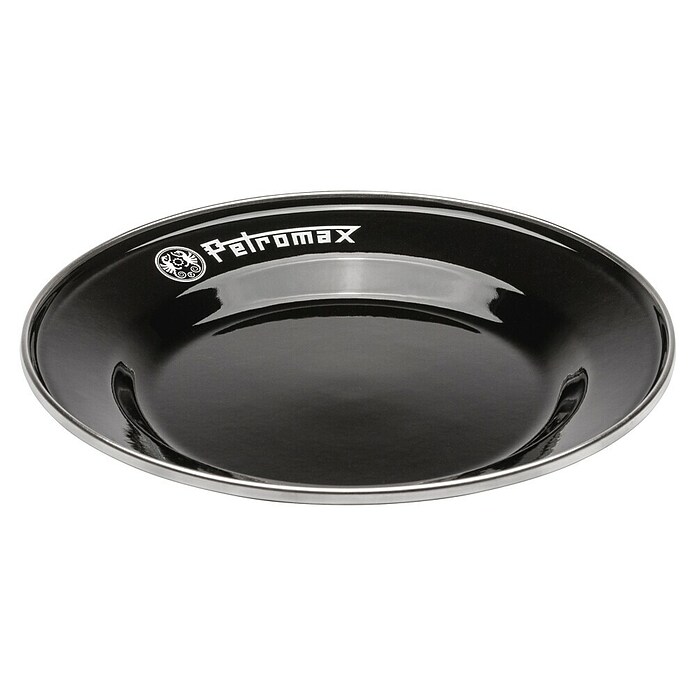 Petromax Teller rund Plate (Ø x H: 26 x 2,9 cm, Schwarz, Stahl, 2 Stk.) | BAUHAUS
