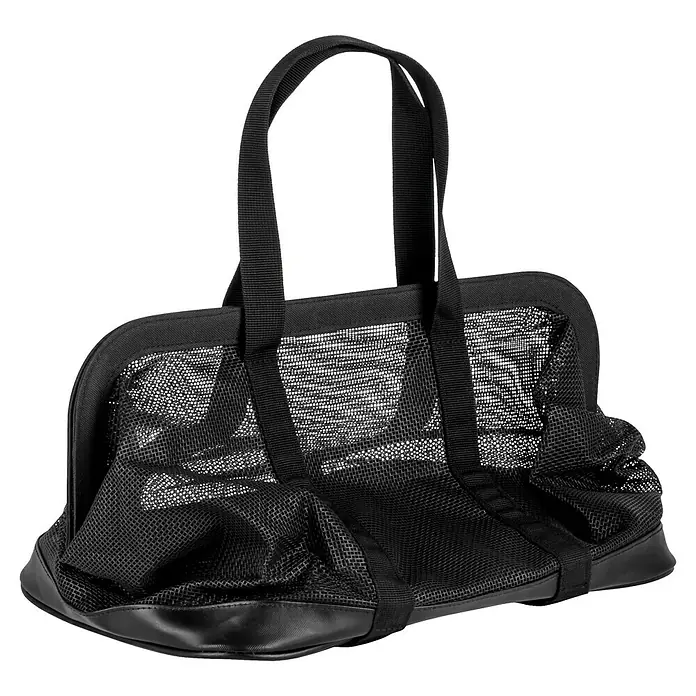 Petromax Netztasche - Passend für: Petromax Kühltasche 22l, Volumen: 22 l - Schwarze Netzhandtasche mit stabilen Griffen und robustem Boden. Praktisch und stilvoll für den Alltag.