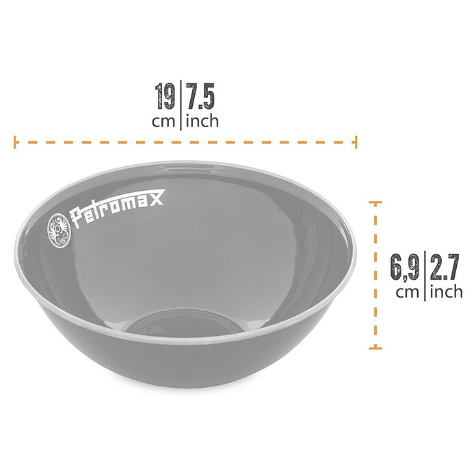 Petromax Schale Bowl (Schwarz, 1 l, Emailliert, 2 Stk.) | BAUHAUS