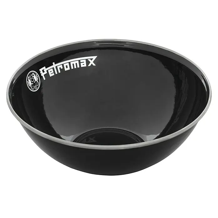 Petromax Schale - Schwarz, 1 l, Emailliert, 2 Stk. - Petromax Feuerbowle aus emailliertem Stahl.