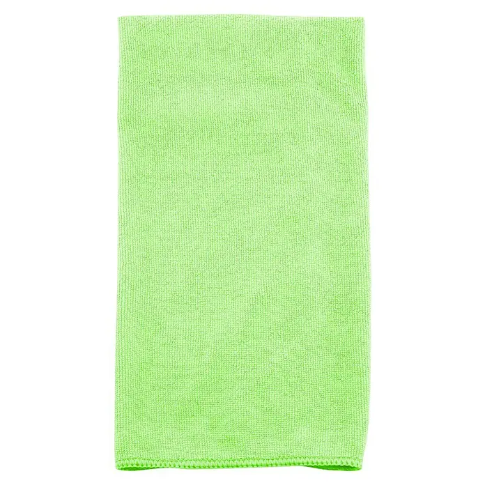 Bayeta de limpieza - 40 x 40 cm, Apto para: Carrocerías - Paño de microfibra verde con textura suave, perfecto para la limpieza y el desempolvado de diversas superficies, para un hogar limpio.