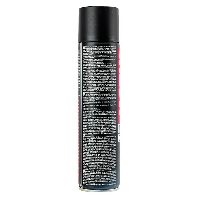Limpiador de filtros A2 - 400 ml, Apto para: Motocicletas - MOTUL Air Filter Oil Spray: Aceite especial para filtros de aire de espuma, mejora el rendimiento del motor y previene la obstrucción.