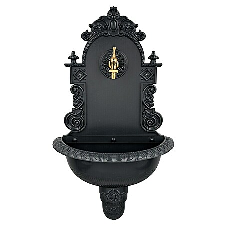 Floraworld Gartenbrunnen Wiener Bassena (44 x 21 x 75 cm, Anthrazit)