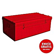 Caja de almacenaje y transporte (Largo: 80 cm, Rojo)