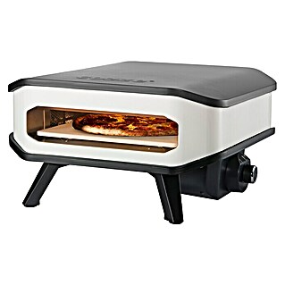 Cozze Horno para pizza (An x Pr x Al: 53 x 53 x 29 cm, Blanco/Negro, Funcionamiento en red)