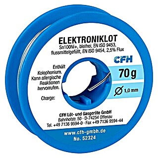 CFH Elektroniklot EL 324 (Durchmesser: 1 mm, 70 g)