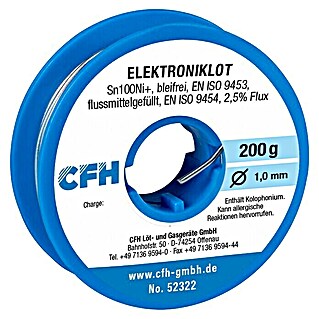 CFH Elektroniklot EL 322 (Durchmesser: 1 mm, 200 g)