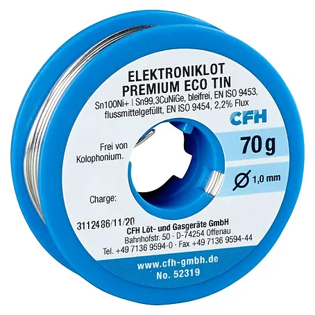 CFH  Elektroniklot Premium ECO Tin 319