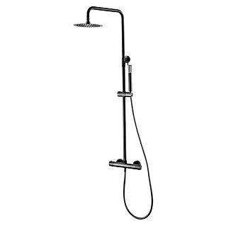 Camargue Sistema de ducha Natur (Con grifo termostático, Número de tipos de chorro: 1 ud., Black gun metal)