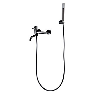 Camargue Natur Grifo monomando de bañera / ducha (Black gun metal)