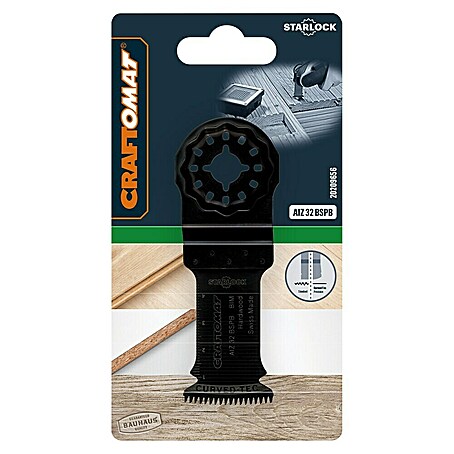 Craftomat Tauchsägeblatt AIZ 32 EB (40 x 32 mm, Holz/Metall/Kunststoff)