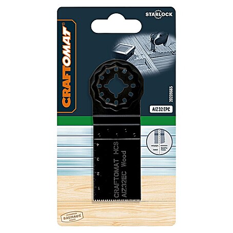 Craftomat Tauchsägeblatt AIZ 32 EC (40 x 32 mm, Holz/Kunststoff)