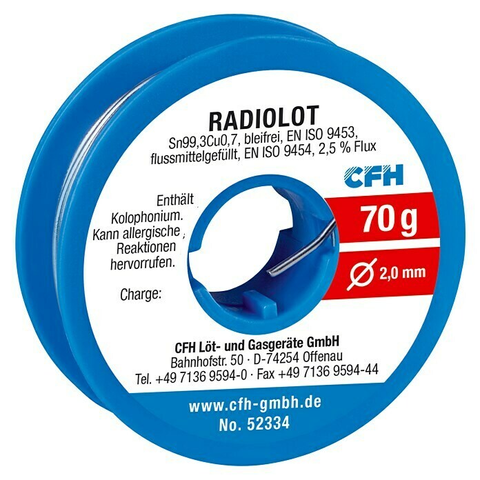 CFH Radiolot RL334 (Durchmesser: 2 mm, 70 g) | BAUHAUS