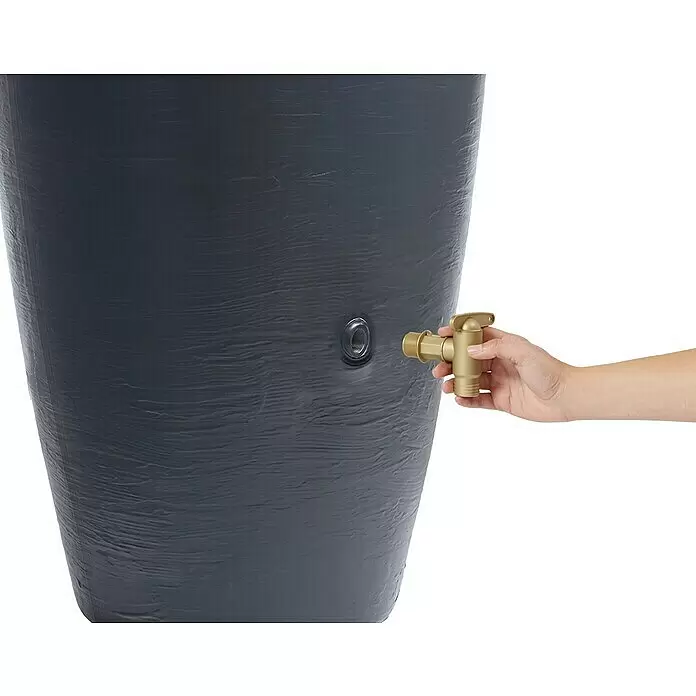 4rain Regenspeicher Amphore - 220 l, Graphite grey - Anwendungsbeispiel